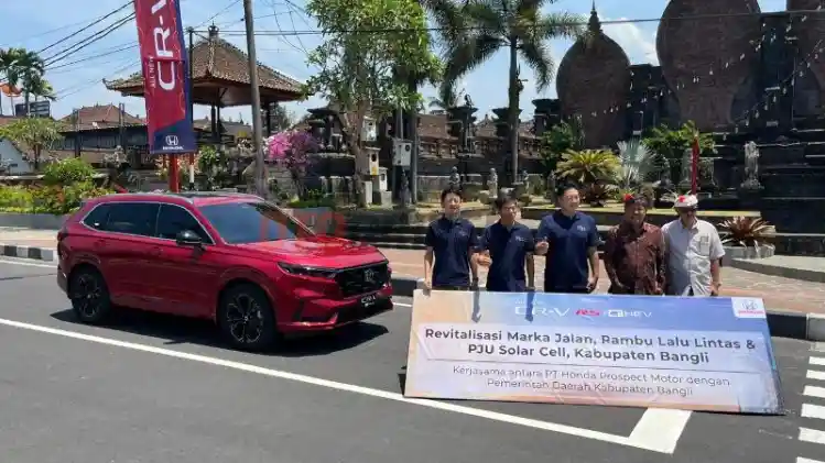 Disela Sela Test Drive Cr V Baru Pt Hpm Lakukan Revitalisasi Marka