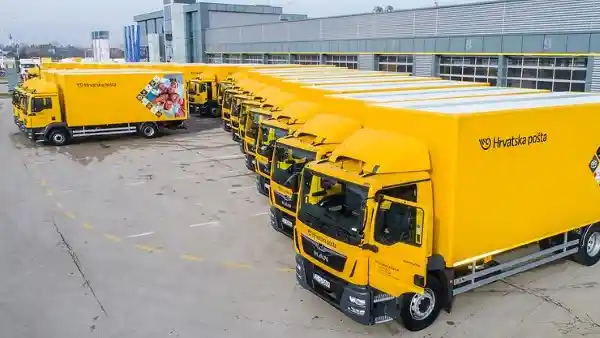 Foto - Sebanyak 27 Unit Truk MAN TGM dan MAN TGL untuk Armada Baru Kantor Pos Kroasia