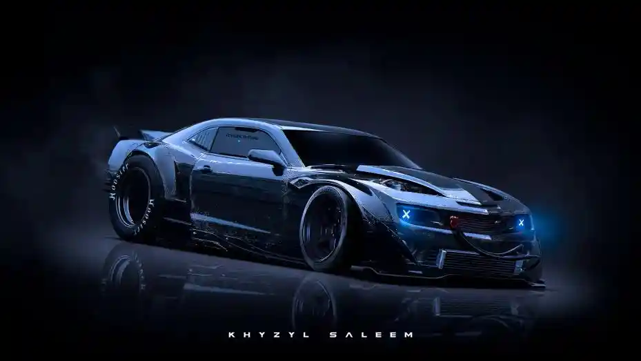 Foto - Unik! Mobil-Mobil Ternama Dimodif Ala CyberPunk 