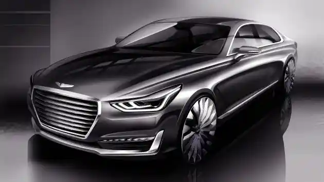 Berita - Inilah Bentuk Sedan Premium Pertama Hyundai Bermerek Genesis