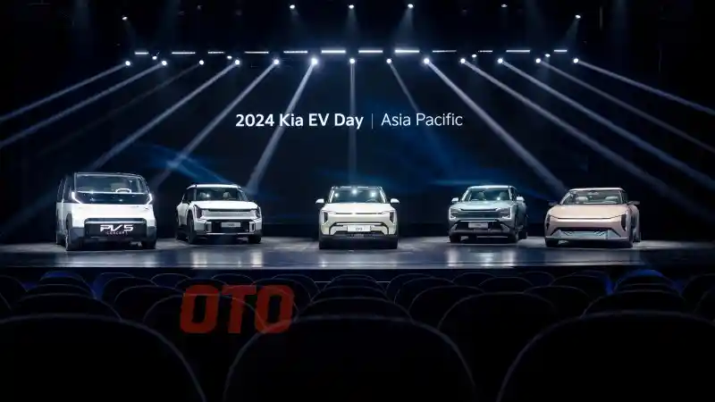 Mobil Listrik - Lima Model EV Dipamerkan Di KIA EV Day Asia Pasifik. Bakal Ada Model Baru Untuk Indonesia
