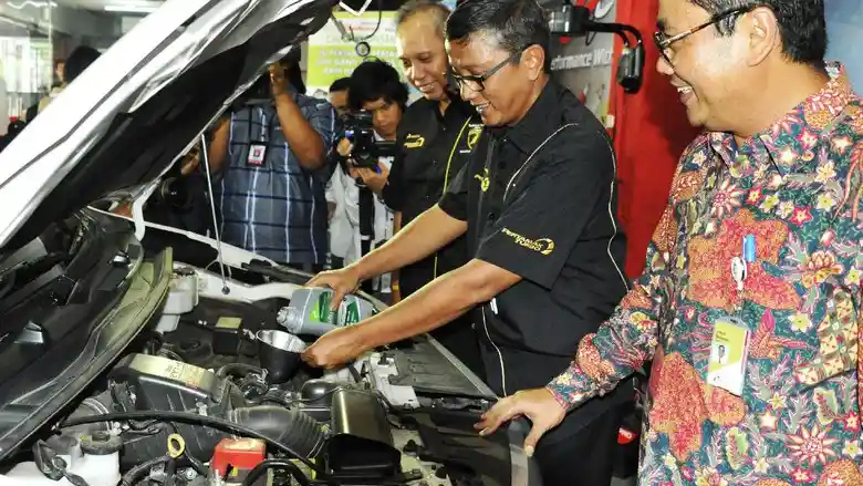 Berita - Pertamina Resmikan Bengkel Modern Di SPBU 