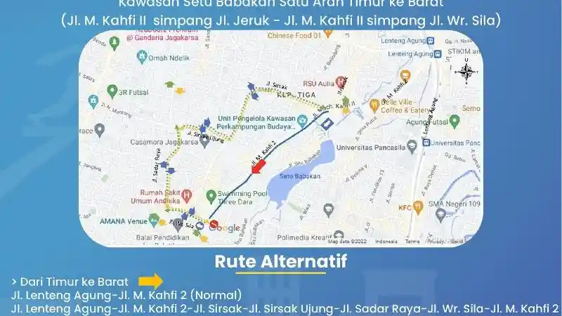 Foto - Ada Pesta Tahun Baru, Jalan di Jakarta Ini Terkena Rekayasa Lalu Lintas