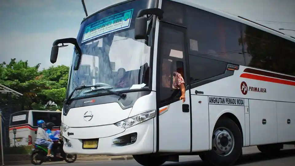 Bus - Bus Mesin Belakang Hino R260 Masih Jadi Favorit Pengusaha Transportasi 