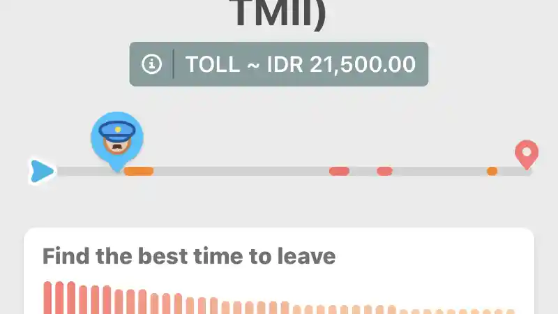 Foto - Waze Punya Fitur Pencegah Kehabisan Uang Elektronik Saat Bayar Tol