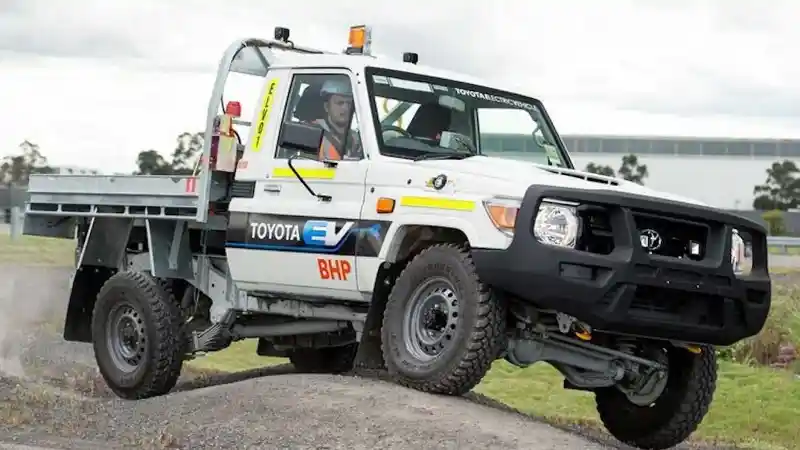 Mobil Listrik - Land Cruiser 70 Series EV, Mobil Tambang Masa Depan