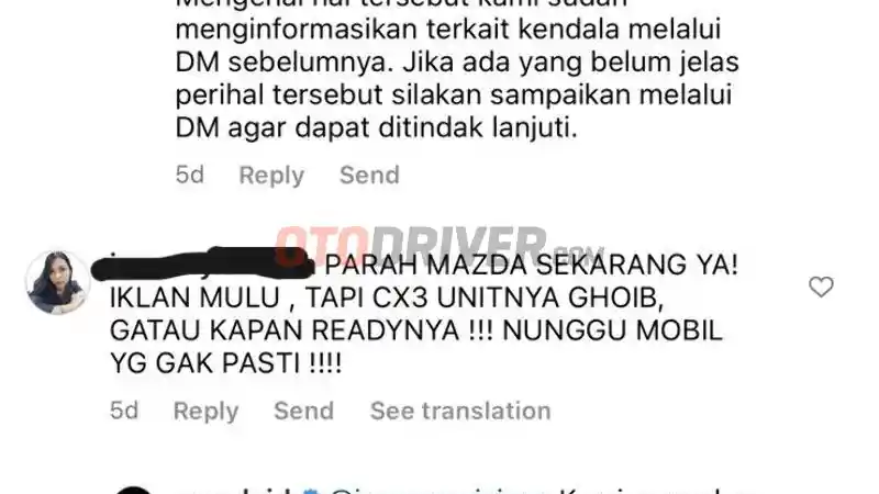 Foto - Instagram Mazda Indonesia Diserang Netizen, Apa Masalahnya?