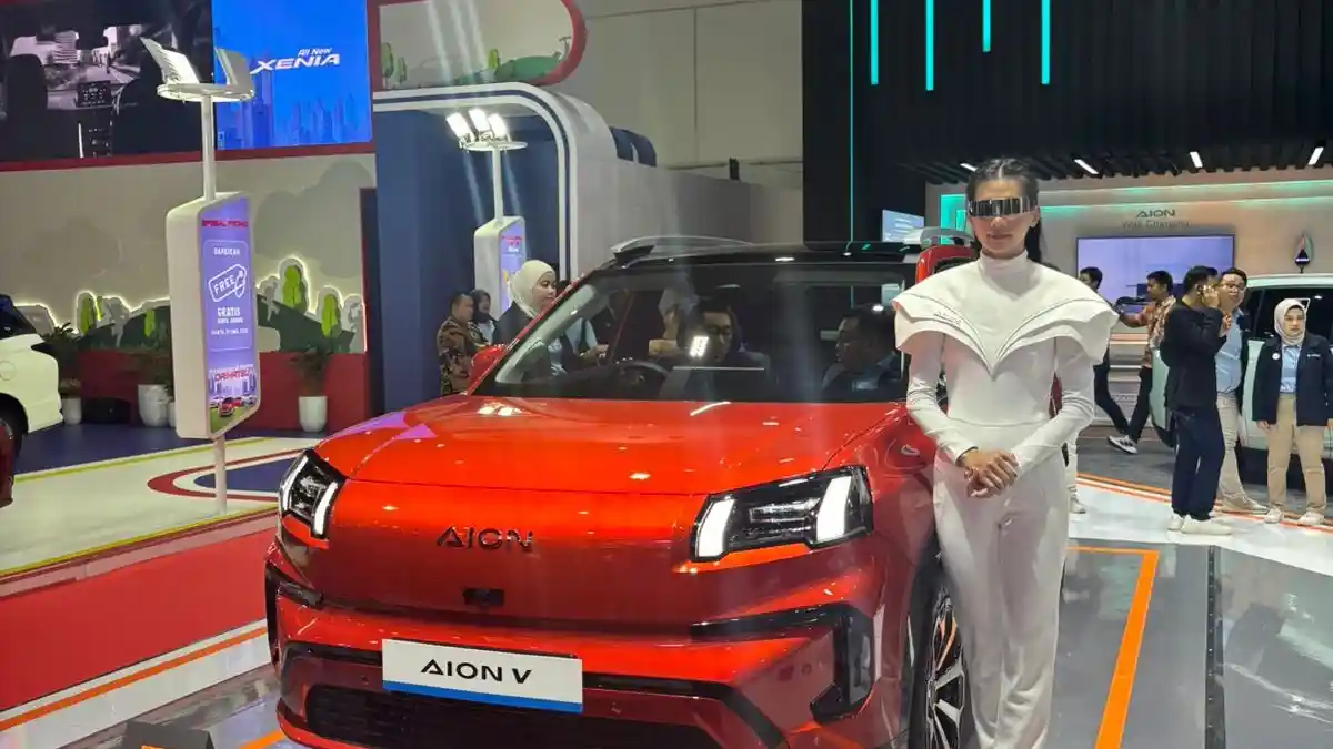 Berita - Aion Laris Manis Di Pameran Keduanya, Aion V Dipesan 733 Unit