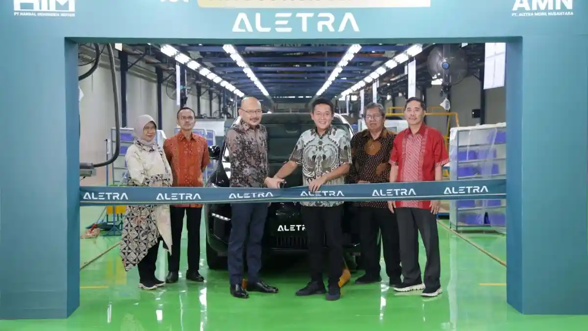 Foto - Diam-Diam Proses Produksi Aletra Di Purwakarta Berjalan Lancar, Siap Gebrak Pasar MPV Listrik Tanah Air