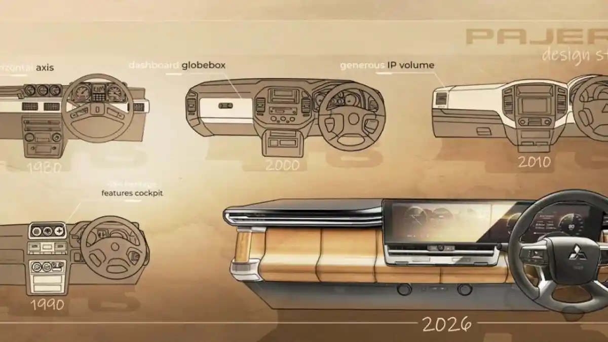 Foto - Desain All New Mitsubishi Pajero Seperti Cerita Panjang Sejak Model Pertama