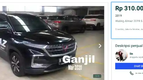 Foto - Wuling Almaz Sudah Ada Versi Bekasnya! Yuk Cek Harganya