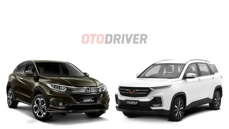 Komparasi - Komparasi Wuling Almaz VS Honda HR-V E CVT