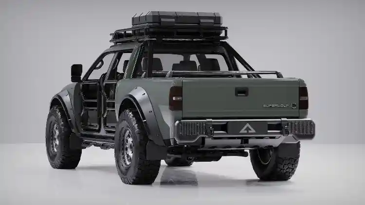 Foto - AlphaWolf Pikap Listrik Cocok Untuk Bertualang Di Alam Bebas