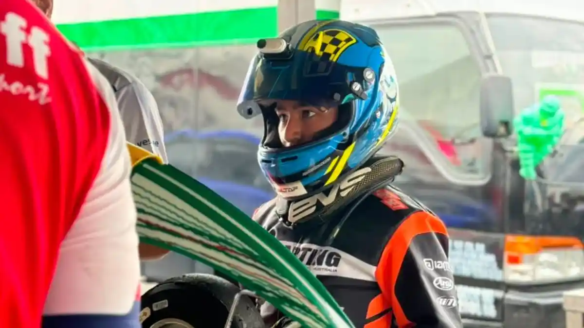 Foto - Altaf Ridwan Buktikan Talenta Indonesia di FIA Karting Academy Trophy Belgia 2026