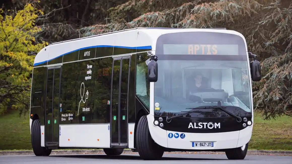 Bus - Unik Nih, Bus Listrik Alstom Aptis Yang Bisa Jalan Ala Kepiting