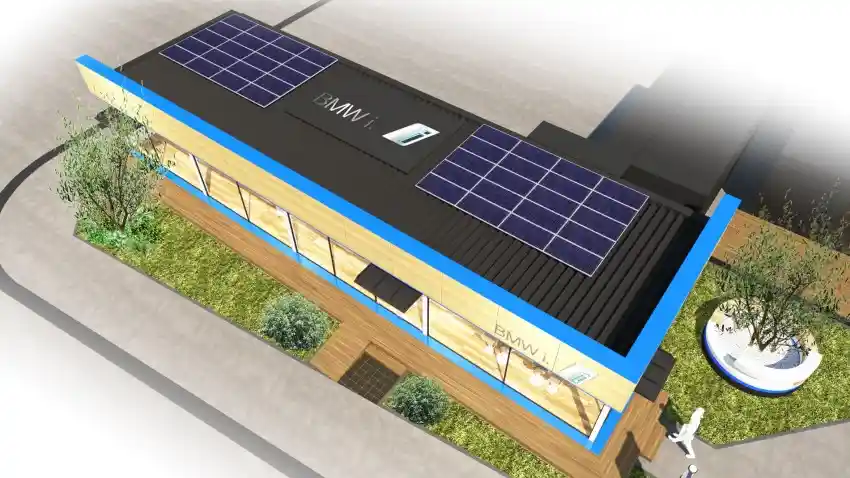 Foto - BMW Bangun Showroom Bertenaga Surya, Khusus Seri-i