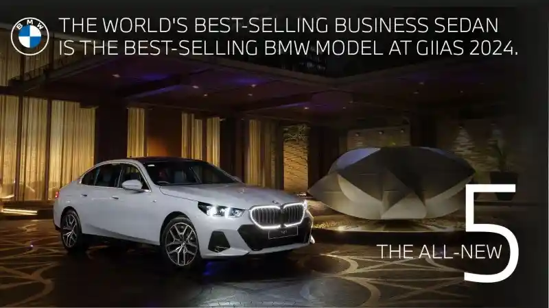 Berita - BMW Bukukan 1.166 SPK Sepanjang GIIAS 2024, BMW 520i M Sport Jadi Yang Terlaris