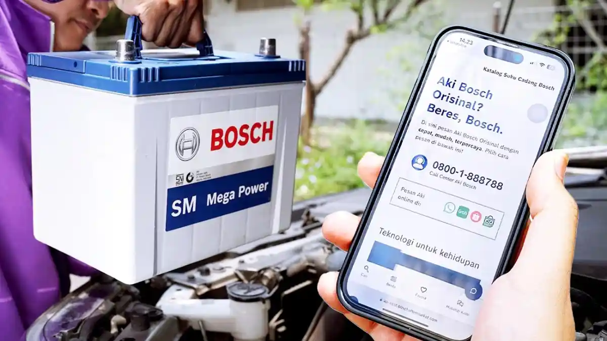 Berita - Sekarang Beli Aki Bosch Bisa Lewat WhatApp