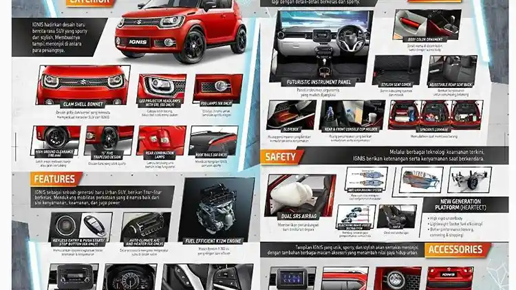 Foto - Brosur Suzuki Ignis Terungkap! Termurah Rp 145 Jutaan Untuk Wilayah Semarang