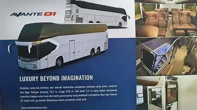 Foto - Ini Bocoran Sleeper Bus dan Ultra High Deck Dari Tentrem