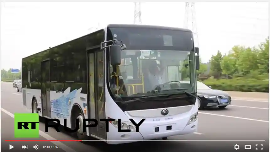 Berita - VIDEO: Cina Berhasil Bikin Bus Tanpa Sopir