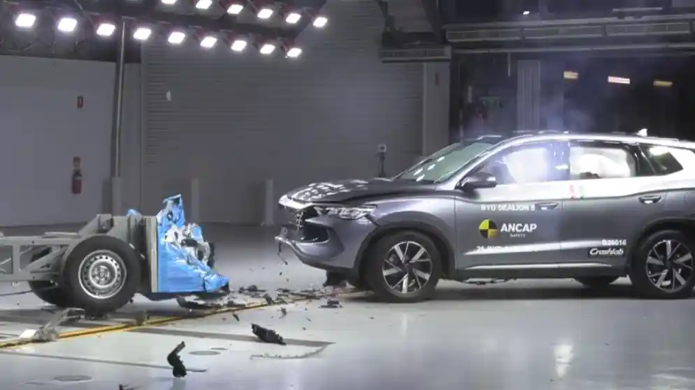 Foto - VIDEO: Crash Test BYD Sealion 5 (ANCAP)