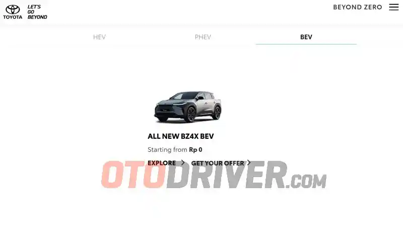 Foto - Toyota Bz4X Eks KTT Dijual Dengan Harga Rp 700 Jutaan?