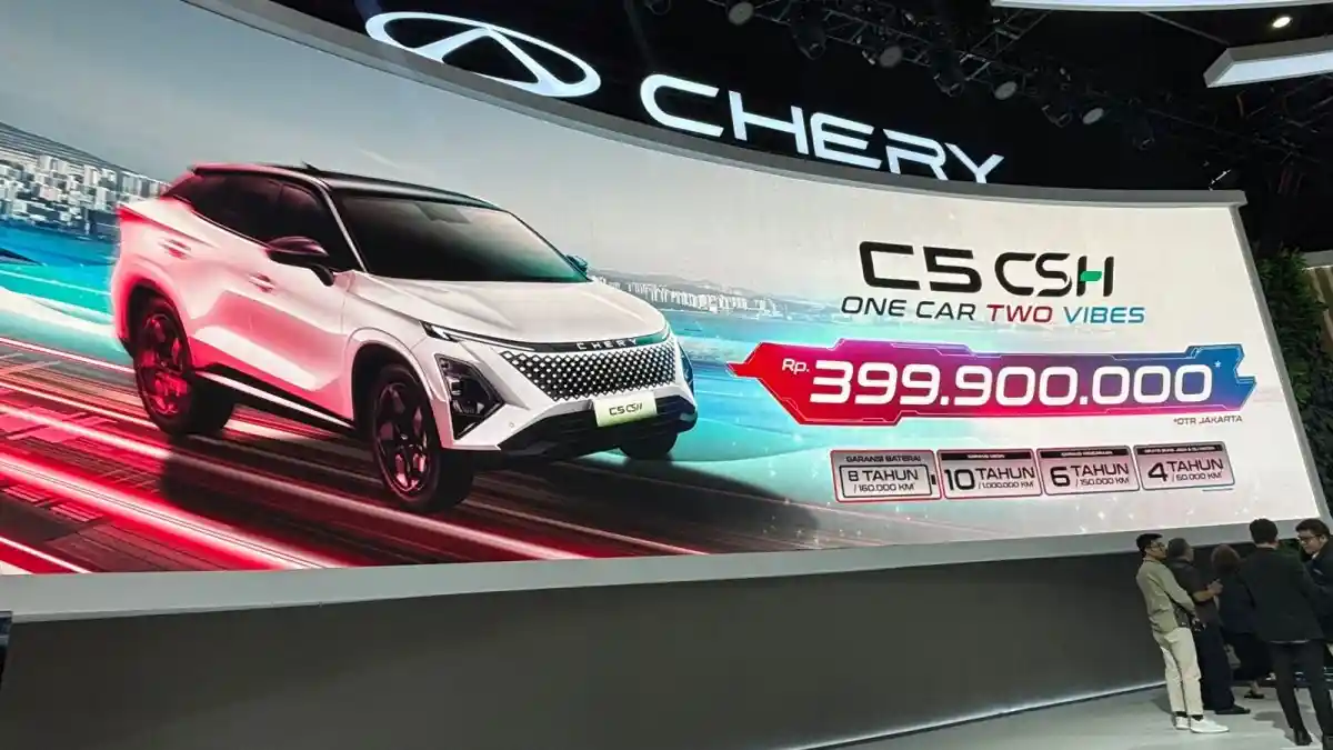 Foto - Chery C5 CSH Resmi Dijual Dengan Banderol Rp 300 Jutaan, Simak Keunggulannya