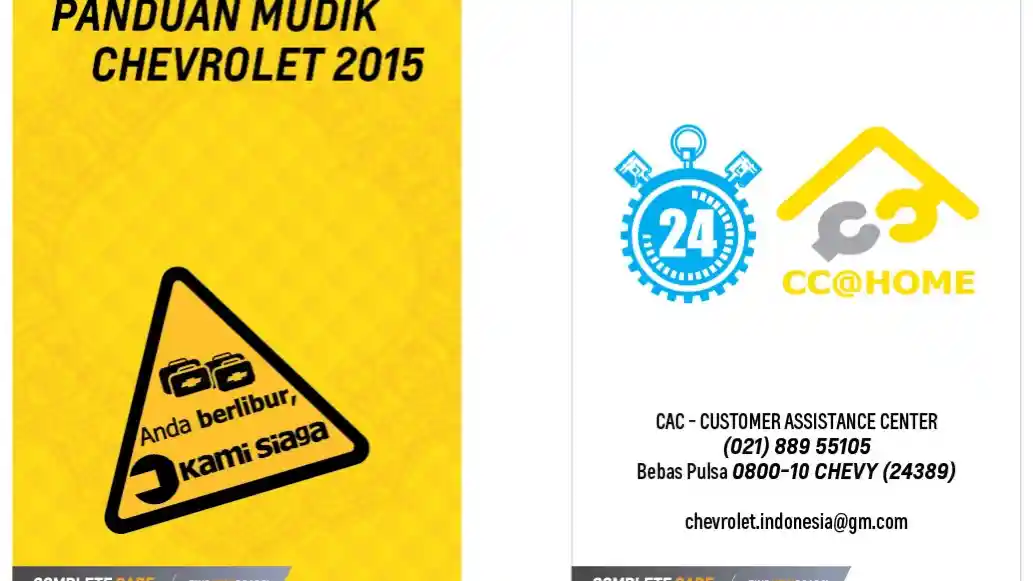 Berita - Catat : Ini Posko Mudik Bagi Pemilik Chevrolet