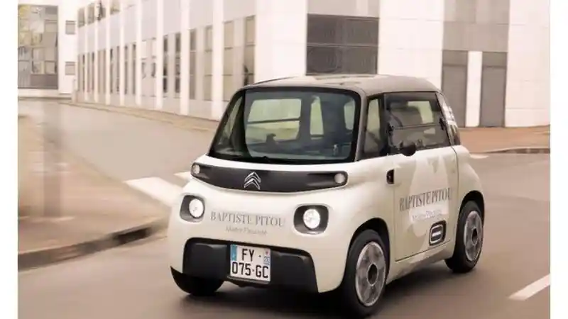 Mobil Listrik - Mobil Listrik Mungil Citroen Ini Hanya Muat Satu Penumpang Di Kabinnya
