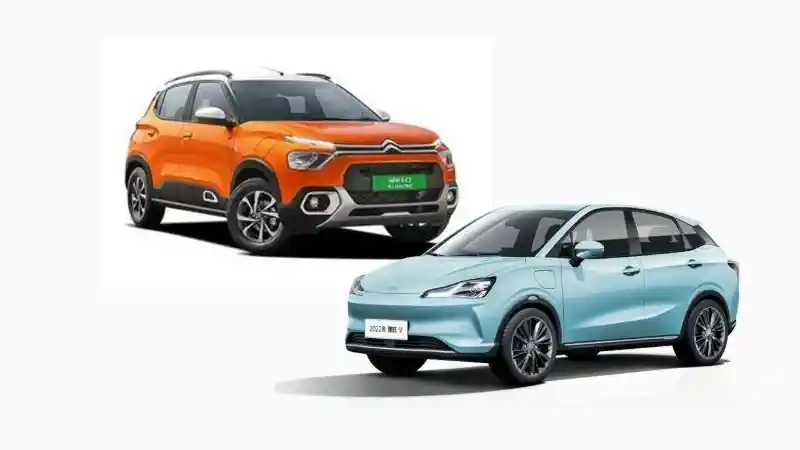 Komparasi - Komparasi Tenaga, Kapasitas Baterai, Dan Range Citroen E-C3 vs Neta V