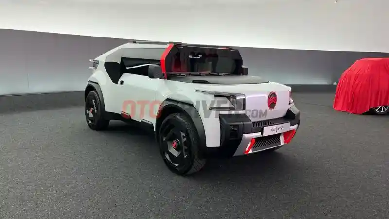 Foto - Bertemu Dengan Citroen Oli, Mobil Pikap Listrik Konsep Gambot Tapi Ringan! (7 Foto)
