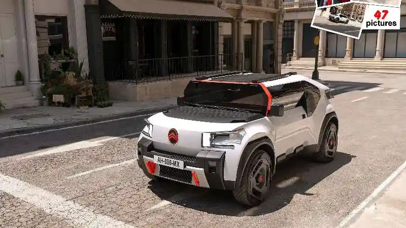 Foto - Citroen Buat Mobil Dengan Atap dan Kap Terbuat Dari Kardus