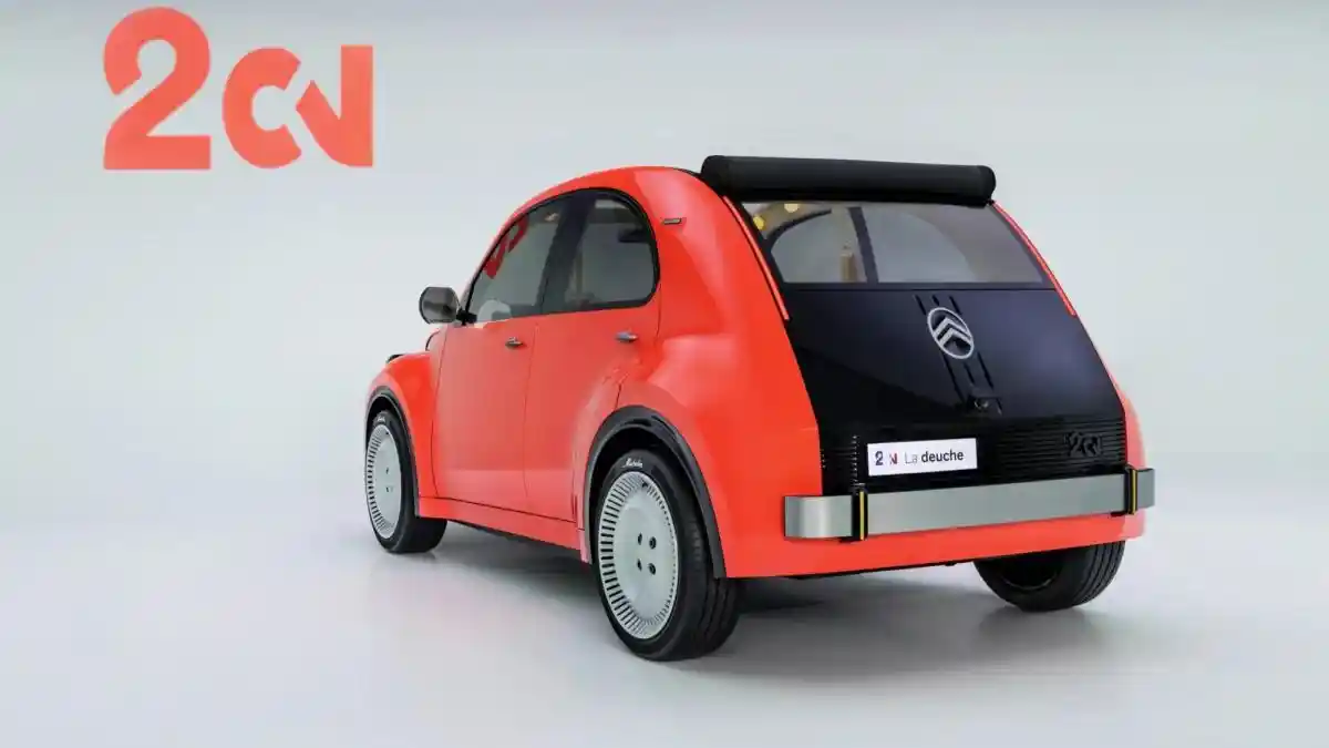 Foto - Citroën 2CV Concept Resmi Diperkenalkan, Mobil Modern Yang Lebih Kecil dari Versi Lawasnya