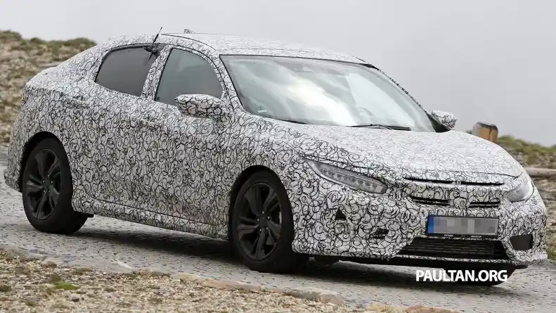 Foto - SPY SHOT: Honda Civic Turbo Hatchback Tengah Diuji, Gambaran Untuk Pasar Indonesia?