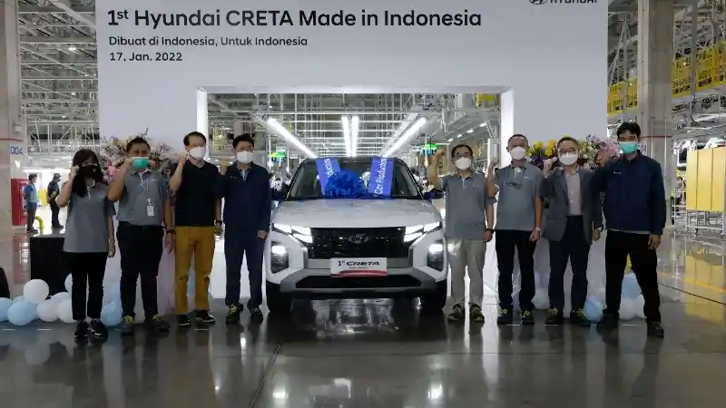 Berita - Hyundai 'Made In Indonesia' Perdana Resmi Menggelinding Dari Pabrik