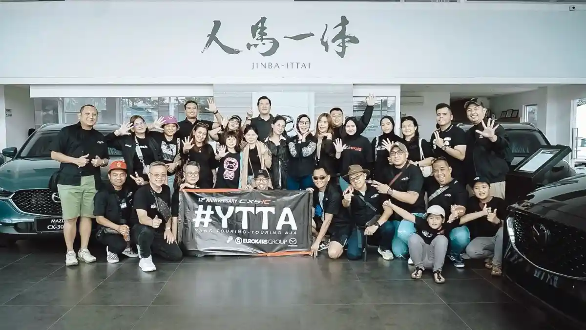 Foto - Memperingati Eksistensi Ke-12 Tahun Di Indonesia, CX5-IC Gelar Touring Ke Yogyakarta