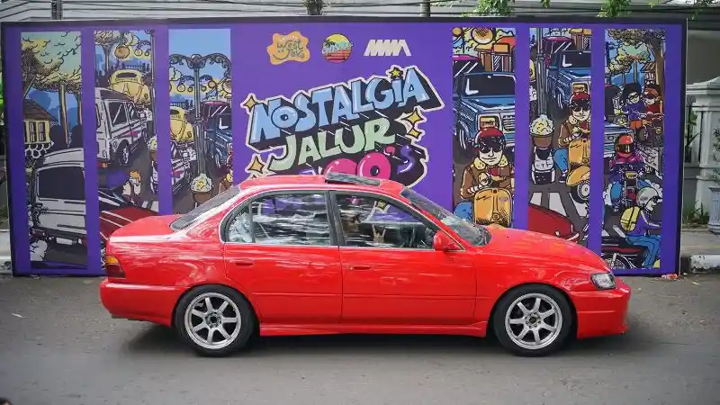 Foto - Komunitas Group Otomotif 1990 Sukseskan Acara Nostalgia Jalur DA90's
