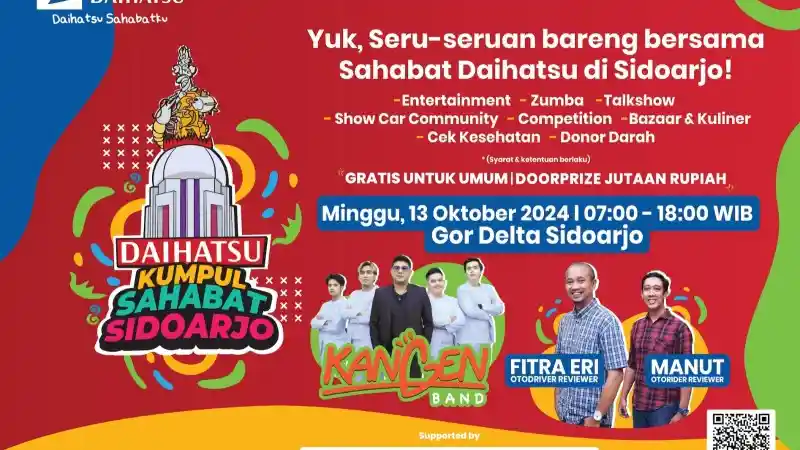 Foto - Kumpul Sahabat Daihatsu Sidoarjo Semarakkan Akhir Pekan Kota Bandeng Dan Udang