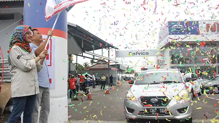 Berita - Datsun Lanjutkan Uji Ketangguhan GO dan GO+ Panca Dalam DRE 2017