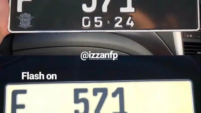 Foto - Beginikah Cara Kerja Pelat Nomor Baru? 5 Negara Sudah Menggunakan