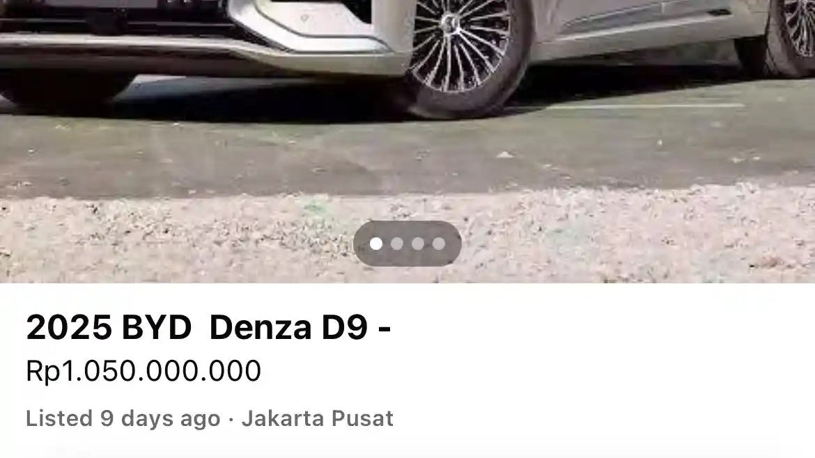 Foto - Denza D9 Sudah Ada Di Pasar Mobkas, Harganya Malah Lebih Mahal Rp 100 Juta