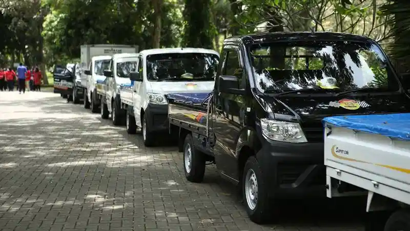 Foto - Menjajal DFSK Super Cab Full AC Plus Beban 1 Ton