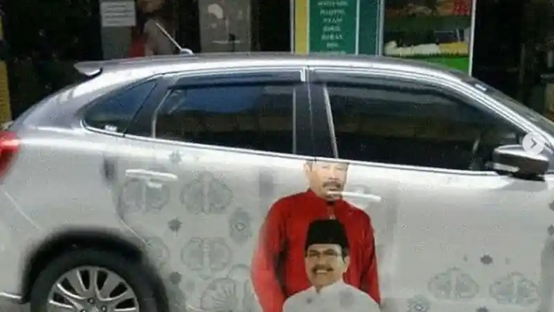 Foto - Capres Nurhadi-Aldo Pakai 4 Mobil Ini Untuk Kampanye