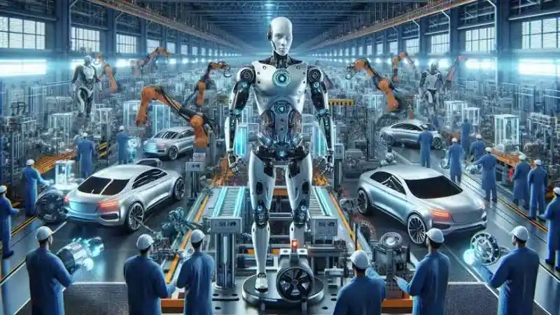 Foto - Dongfeng Menggunakan Robot Dengan Ketelitian Seperti Manusia di Pabrik Mereka