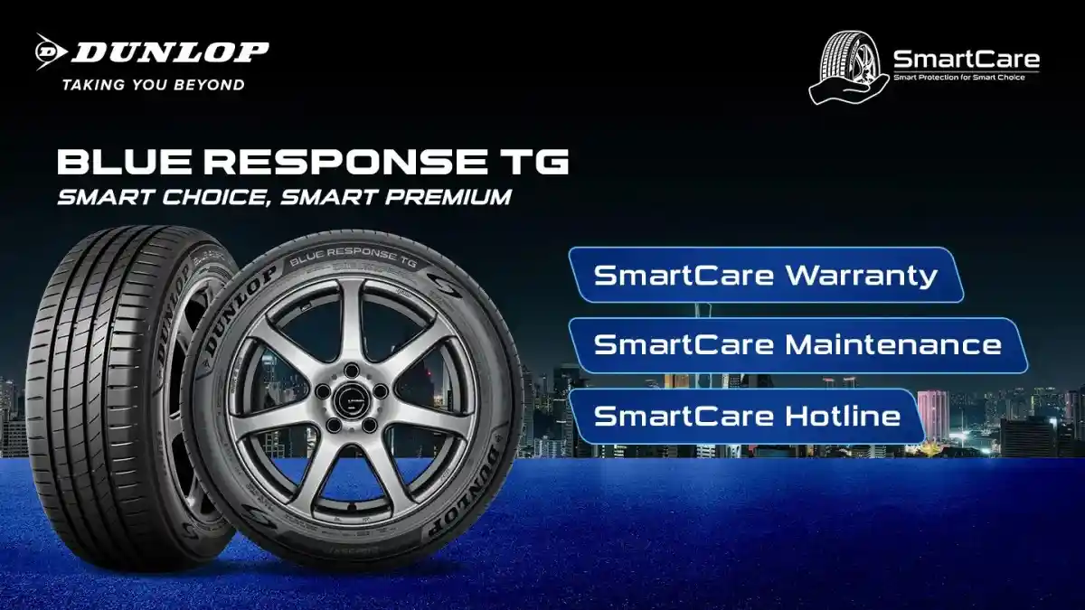 Foto - Beli Ban Dunlop Blue Response TG, Ada Garansi Ganti Baru hingga 12 Bulan
