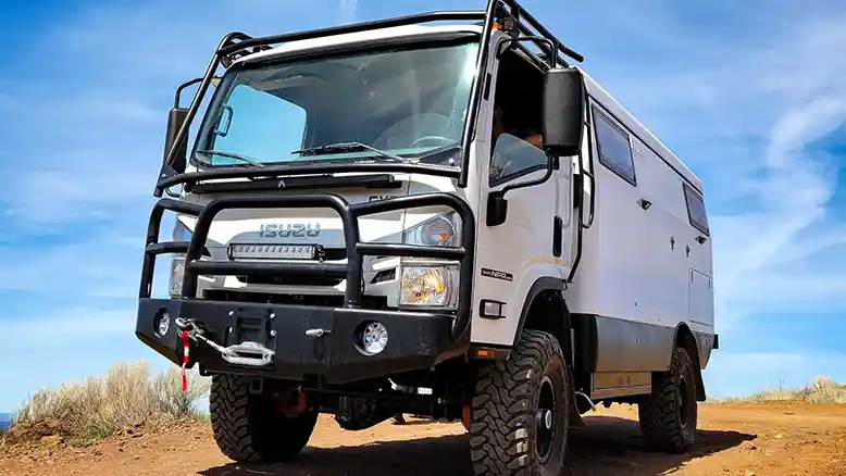 Berita - EarthCruiser, Beralih Dari Fuso Ke Isuzu Untuk Camper Van Off-roadnya