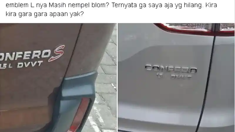Foto - Emblem Wuling Confero Dikeluhkan Mudah Lepas