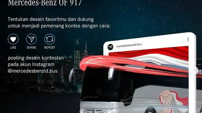 Bus - Mercedes-Benz Indonesia Gelar Kontes Desain Medium Bus OF 917