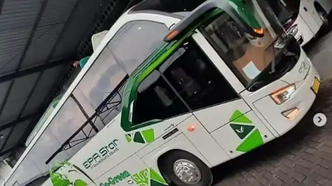 Bus - Bus EPA Star Rute Palembang-Bandung, Punya Kelas Social Distancing